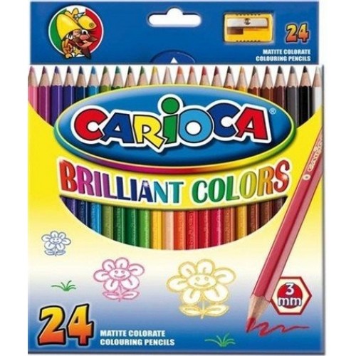 Spalvoti pieštukai CARIOCA (24 )  1301-220