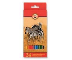 Spalvoti pieštukai KOH-I-NOOR 3554, (24)  1301-204