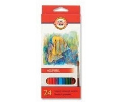 Spalvoti akvareliniai pieštukai KOH-I-NOOR, (24)  1301-201