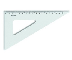 Liniuotė-trikampis KOH-I-NOOR, plastikinis, 60/200 mm  1225-005