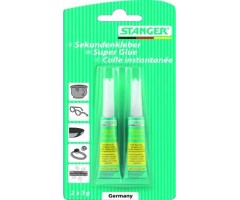 STANGER Klijai Superglue 2 x 3 g, pakuotėje 1vnt 18041