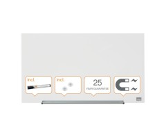 Stiklinė BALTA magnetinė lenta Glass Nobo Widescreen 31