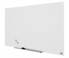 Stiklinė BALTA magnetinė lenta Glass Nobo Widescreen 45