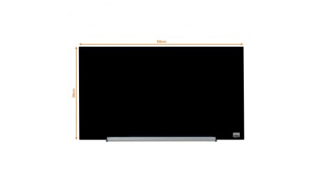 Stiklinė JUODA magnetinė lenta Glass Nobo Widescreen 31