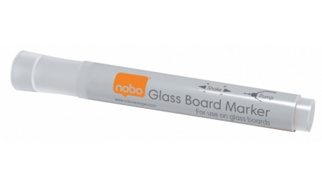 Žymekliai Nobo stiklinei lentai balti, 4vnt.