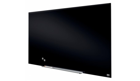 Stiklinė JUODA magnetinė lenta Glass Nobo Widescreen 57