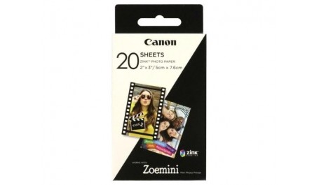 Popierius Canon ZP-2030 Photo Paper, baltas 5x7.6cm (20vnt)