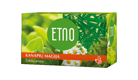 ETNO Kanapių magija žolelių arbata 40g (1,5gx20)