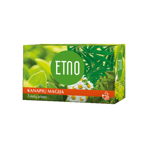 ETNO Kanapių magija žolelių arbata 40g (1,5gx20)