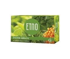 ETNO Žalioji arbata su šaltalankiu ir melisa 40g (2g x 20 vnt.)