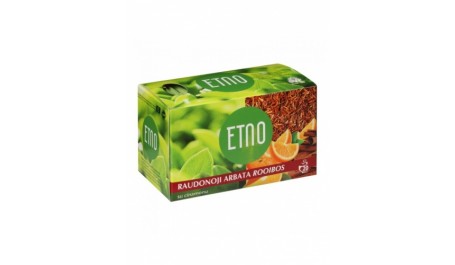 ETNO raudonoji arbata rooibos su cinamonu 40g (2g x 20 vnt.)