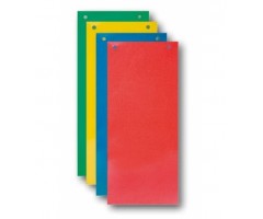 Skirtukai dokumentams SMLT, 11x23,5cm, kartoniniai, mėlyni (100)