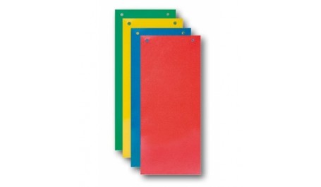 Skirtukai dokumentams SMLT, 11x23,5cm, kartoniniai, mėlyni (100)