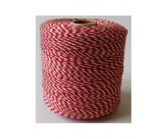 Siūlai notariniai, 350m, raudona/balta  1117-001