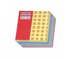 Lipnūs lapeliai, 76x76 mm, pasteliniai, spalvoti 400 lapelių