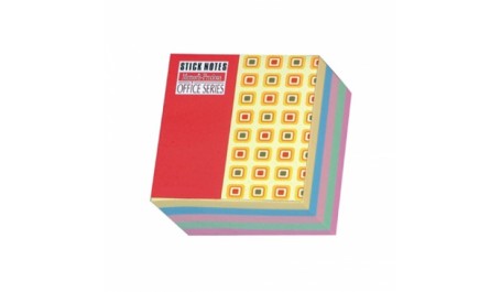 Lipnūs lapeliai, 76x76 mm, pasteliniai, spalvoti 400 lapelių