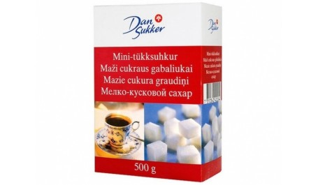 Cukrus Dan Sukker, baltas, gabalinis, 500g