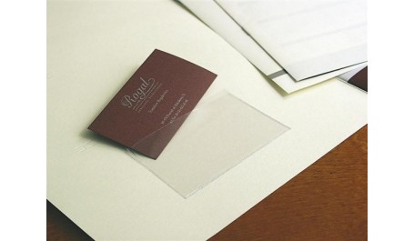 Lipni kišenė vizitinėms kortelėms, 60x95 mm (1)  0825-010