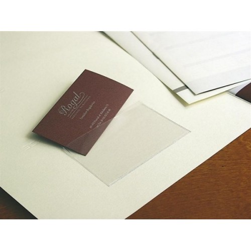 Lipni kišenė vizitinėms kortelėms, 60x95 mm (1)  0825-010