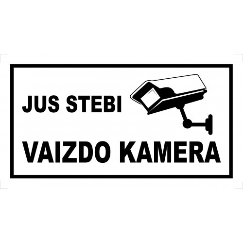 Lipdukas Jus stebi vaizdo kamera ZNLA12-1-70X130