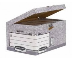 Archyvinė dėžė Fellowes, 390x310x560mm, pilka, ekologiška, atverčiamas dangtis  0830-108
