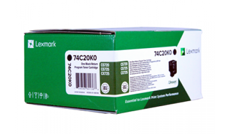 Lexmark 74C20K0 / 74C20KE return black