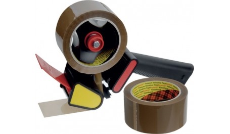 Laikiklis pakavimo juostai Scotch ir 2 pakavimo juostos (1)  1116-103