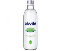 Mineralinis vanduo Akvilė, gazuotas, stikle, 0.33 l  (15vnt.)