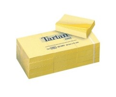 Lipnūs lapeliai Tartan, 38x51mm, geltoni (1x100)  0717-300