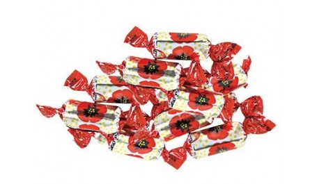 Saldainiai Raudonoji aguona, 1kg  2206-006