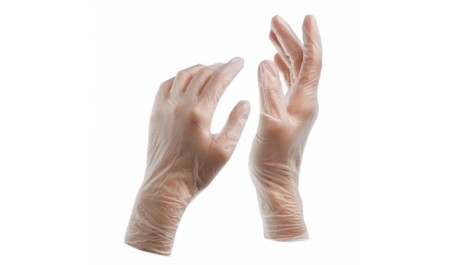 Pirštinės, vienkartinės, vinilas, be pudros M (100vnt)