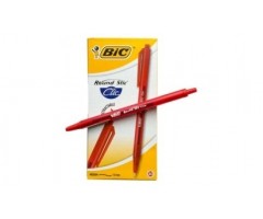BIC Tušinukas ROUND STIC CLIC 1.0 mm, raudona, 1 vnt 379633