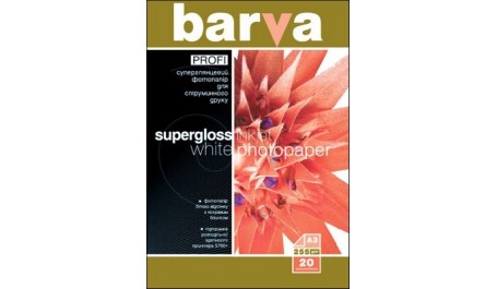 Fotopopierius Barva Profi Super Blizgus, 255 g/m², A3, 20 lapų
