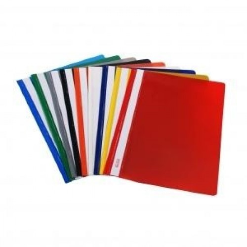 Segtuvelis skaidriu viršeliu Biurfol, A4, tamsiai mėlynas, kietas