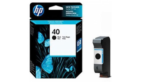 HP 40 (51640C), žydra kasetė rašaliniams spausdintuvams