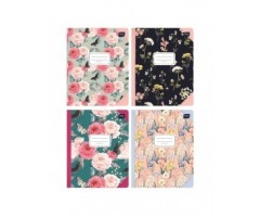 Sąsiuvinis A5, 48l., langeliais Botanique Interdruk