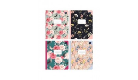 Sąsiuvinis A5, 48l., langeliais Botanique Interdruk