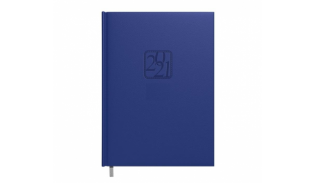 Darbo knyga-kalendorius 2021 m. A5, tamsiai mėlyna