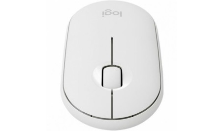 LOGITECH M350 belaidė pelė Pebble white