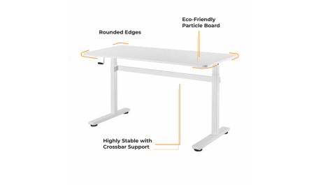 Reguliuojamo aukščio mechaninis stalas Up Up 1400 x 600mm