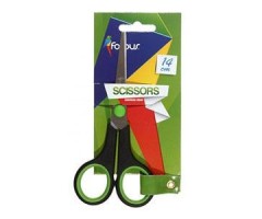 Žirklės Forpus, 14cm, gumuotos