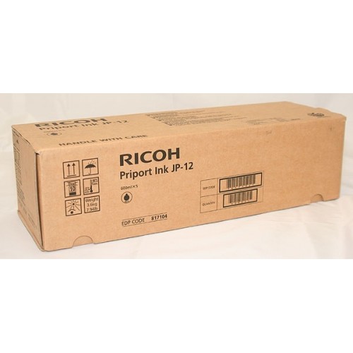 Ricoh Ink JP 12 Black (817104) (1VE=5 pcs) B grade