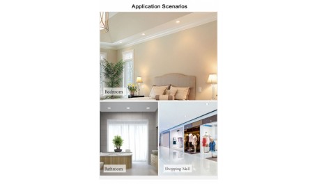 Šviestuvas, įmontuojamas, LED, 18W, 205mm