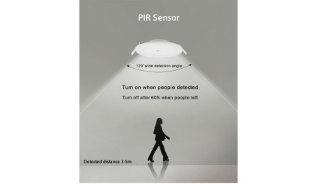 Šviestuvas, įmontuojamas, LED, 18W, 205mm