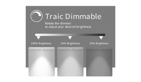 Šviestuvas, įmontuojamas, LED, 18W, 205mm