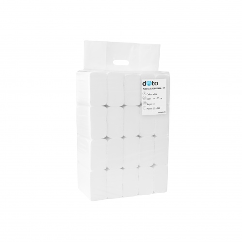 Lapinis rankšluostinis popieriuz Z lenkimo, 2 sl.,210x75mm (celiuliozė)  LPCB2200S-17  1vnt.