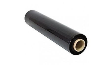 Pakavimo plėvelė Stretch , 17 mikr., 500 mm x 230 m , juoda