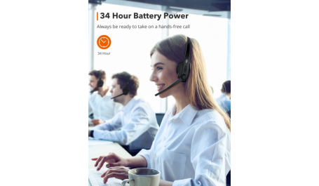 TaoTronics bevielės ausinės slopinančios garsą TT-BH041, Juodos