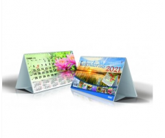 Stalo kalendorius trikampis TENT 2021m., 210x185 mm
