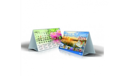 Stalo kalendorius trikampis TENT 2021m., 210x185 mm